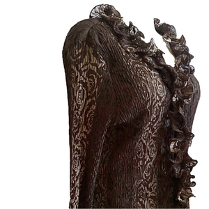 AMANDA Collection Ruffled Blouse